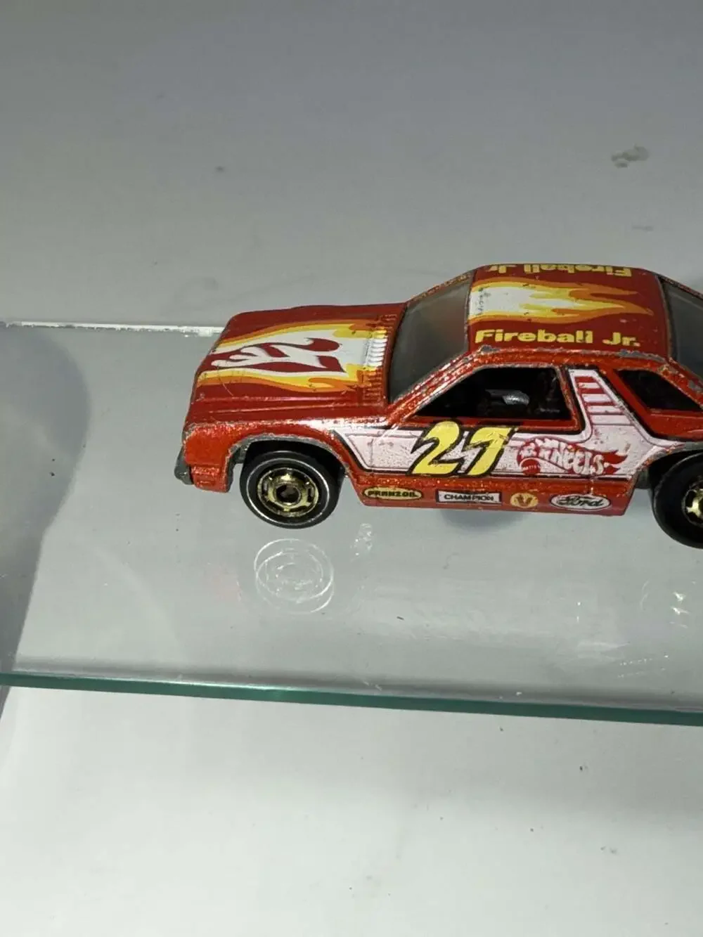Vintage 1981 Hot Wheels Frontrunnin' Fairmont Fireball Jr #27 Red Diecast Toy Ca